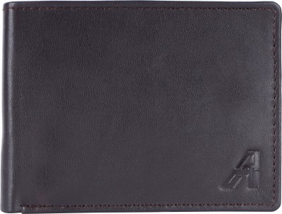 Arshaan Men Trendy Brown Genuine Leather Wallet(5 Card Slots)