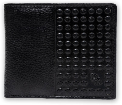 Rich Born Men Evening/Party Black Genuine Leather Wallet(3 Card Slots)