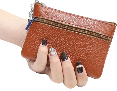 DEVANI ENTERPRISE Men & Women Casual, Evening/Party, Formal, Travel, Trendy Brown Genuine Leather Wallet(2 Card Slots)