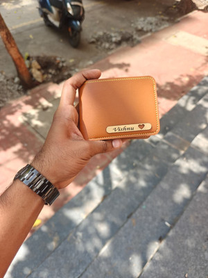 VEE Men Casual Tan Artificial Leather Wallet(4 Card Slots)