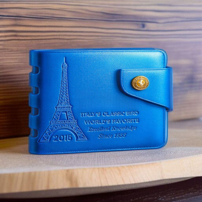 ZEPH Enterprises Men Casual Blue Artificial Leather Wallet(5 Card Slots)