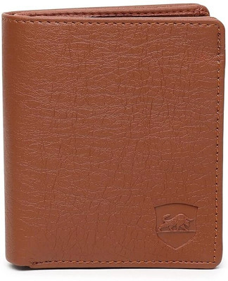 SAMTROH Men Tan Artificial Leather Wallet(8 Card Slots)