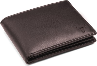 WILD NAPA Men Brown Genuine Leather Wallet(8 Card Slots)