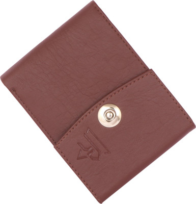 JND Men Casual Brown Artificial Leather Wallet(8 Card Slots)