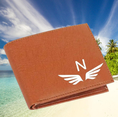 KEYUR Men Casual Tan Artificial Leather Wallet(10 Card Slots)