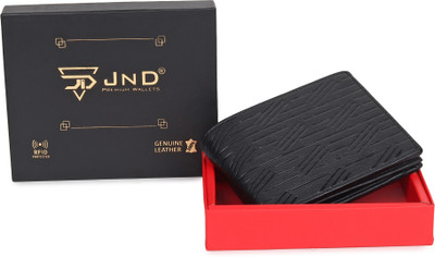 SCRUMBLER Men Casual Black Artificial Leather Wallet(12 Card Slots)