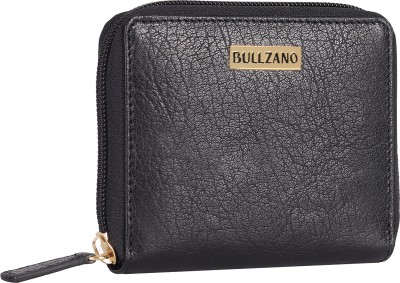 BULLZANO Women Casual, Formal Black Genuine Leather Wallet(7 Card Slots)