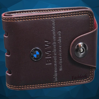 SHYAM Men Casual Brown Artificial Leather Wallet(6 Card Slots)
