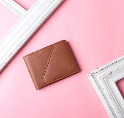 METRONAUT Men Formal Tan Artificial Leather Wallet(7 Card Slots)