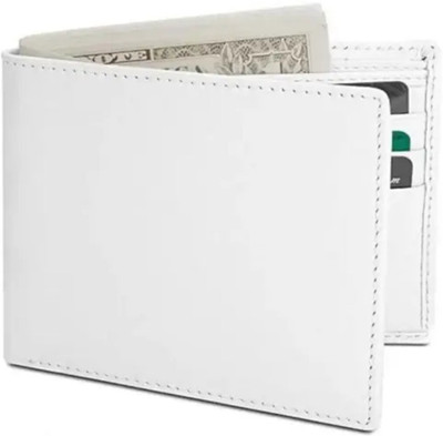 Zodoko Men Casual White Artificial Leather Wallet(4 Card Slots)