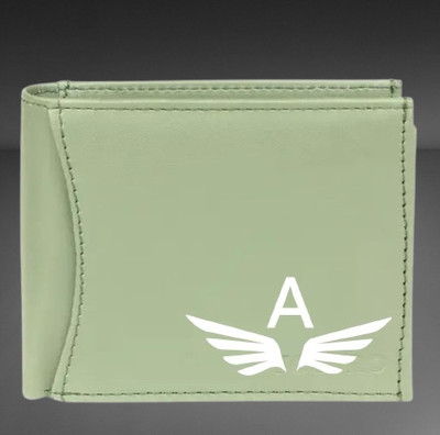 KEYUR Men Casual Green Artificial Leather Wallet(6 Card Slots)