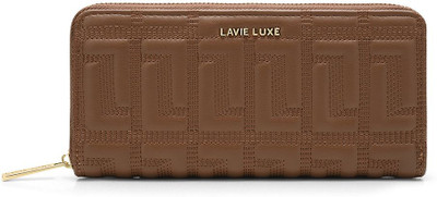 Lavie Luxe Women Casual Tan Artificial Leather Wallet(8 Card Slots)