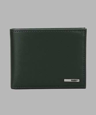 PUMA Men & Women Green Artificial Leather Wallet(4 Card Slots)