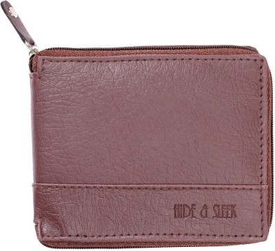 DUO DUFFEL Men Casual, Formal, Trendy Brown Artificial Leather Wallet(5 Card Slots)
