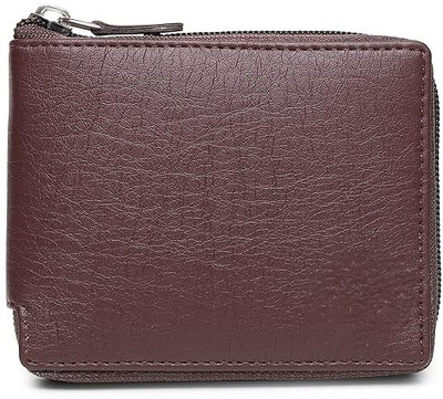 DEZiRE CRAfTS Men Casual, Ethnic, Evening/Party, Formal, Trendy Brown Genuine Leather, Fabric Wallet(7 Card Slots)