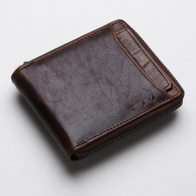 SAQAFY Men Casual, Ethnic, Evening/Party, Travel, Trendy Brown Genuine Leather Wallet(12 Card Slots)