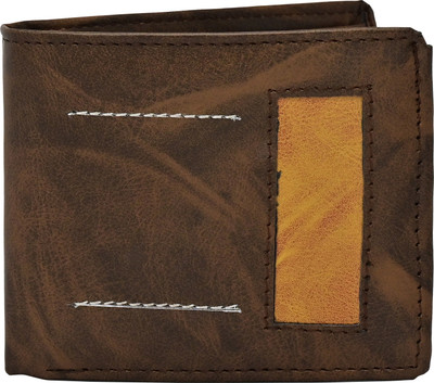 Kastner Men Casual Brown Artificial Leather Wallet(4 Card Slots)