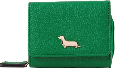 ACCESSORIZE LONDON Women Casual Green Artificial Leather Wallet(4 Card Slots)