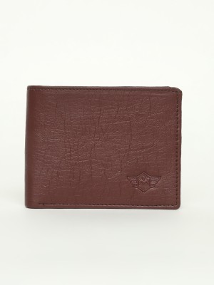 METRONAUT Men Casual Brown Genuine Leather Wallet(8 Card Slots)