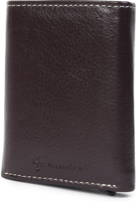 KAEMPFER Men Casual, Formal Brown Genuine Leather Wallet(9 Card Slots)