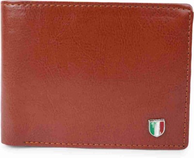 TAQWA Men Casual Tan Genuine Leather, Artificial Leather Wallet(12 Card Slots)