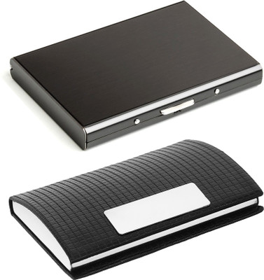 OFIXO 6 Card Holder(Set of 2, Black)