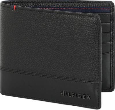 TOMMY HILFIGER Men Casual Black Genuine Leather Wallet Price History