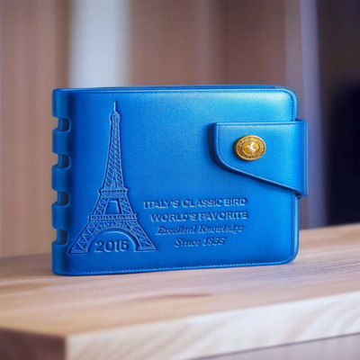 ZEPH Enterprises Men Casual Blue Artificial Leather Wallet(5 Card Slots)