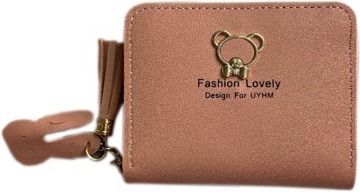 SYGA Women Casual Khaki Genuine Leather Wallet(3 Card Slots)