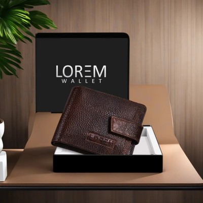 LOREM Men Casual, Evening/Party, Formal Brown Genuine Leather Wallet(6 Card Slots)