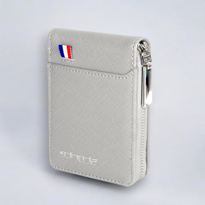 STORITE Men Casual, Travel, Formal, Trendy Grey Artificial Leather Wallet(9 Card Slots)