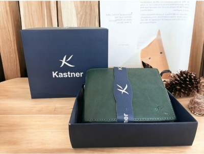 Kastner Men Formal Green Artificial Leather Wallet(2 Card Slots)