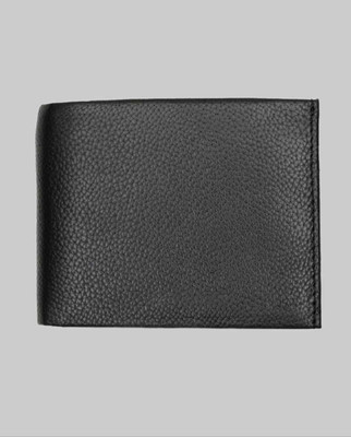 KALSIYANFARM Men Casual Black Artificial Leather Wallet(5 Card Slots)