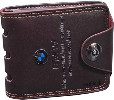 ESTILO FLEM Men Casual Brown Artificial Leather Wallet(6 Card Slots)
