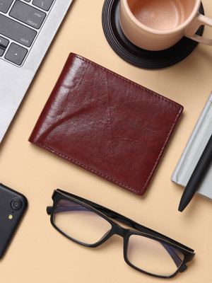 METRONAUT Men Casual, Formal Brown Artificial Leather Wallet(5 Card Slots)