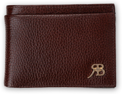 Rich Born Men Evening/Party Brown Genuine Leather Wallet(12 Card Slots)