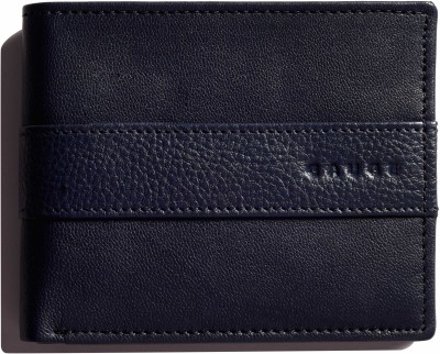 Gauge machine Men Formal, Evening/Party, Travel Blue Genuine Leather Wallet(6 Card Slots)