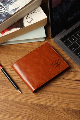 JND Men Casual Khaki Artificial Leather Wallet(5 Card Slots)