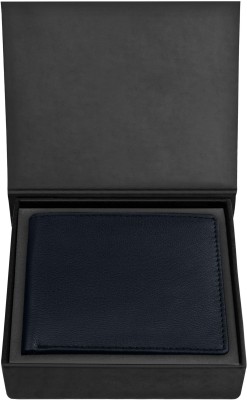 thewalletstore Men Casual Blue Artificial Leather Wallet(6 Card Slots)