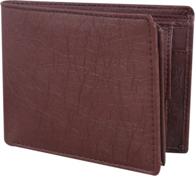 ROCKZONE Men Formal Brown Artificial Leather Wallet(5 Card Slots)