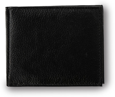 Rich Born Men Casual Black Genuine Leather Wallet(5 Card Slots)