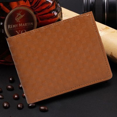 Kastner Men Casual Tan Artificial Leather Wallet(4 Card Slots)