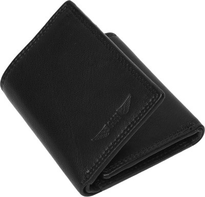 GH Men Formal, Trendy Black Genuine Leather Wallet(8 Card Slots)
