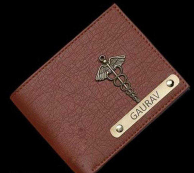 AIR MOUNT Men Casual Brown Artificial Leather Wallet(5 Card Slots)