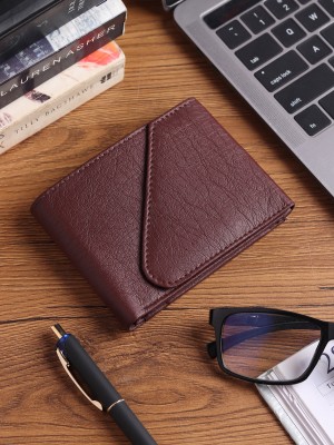 Rksons Men Brown Artificial Leather Wallet(8 Card Slots)