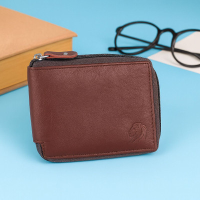 VEMILIO Men & Women Casual, Travel, Trendy, Formal Brown Artificial Leather Wallet(3 Card Slots)