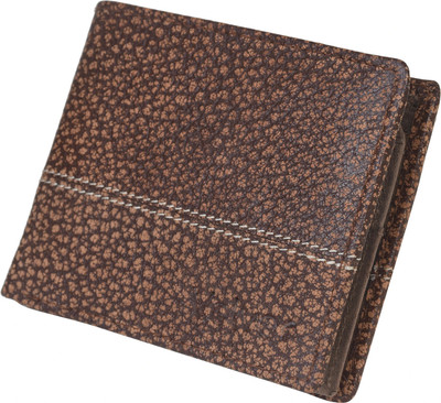 Velver Men Casual, Formal Brown Genuine Leather Wallet(9 Card Slots)