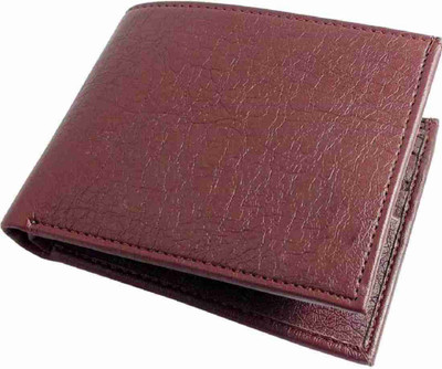 ESTILO FLEM Men Casual Brown Artificial Leather Wallet(6 Card Slots)