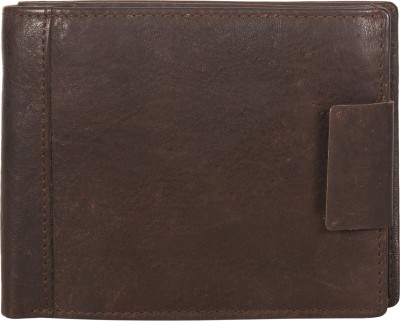 Leatherman Fashion Men Casual, Formal, Travel, Evening/Party Brown Genuine Leather Wallet(4 Card Slots)