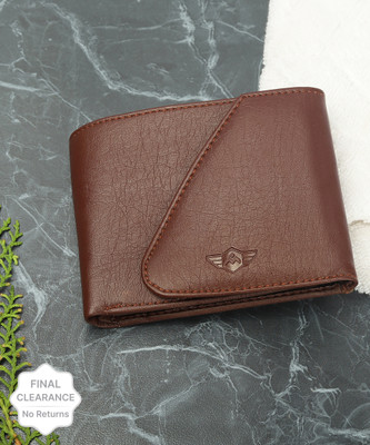 METRONAUT Men Casual, Trendy Brown Artificial Leather Wallet(6 Card Slots)